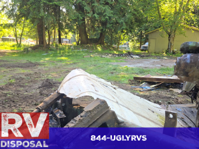 Washington Stanwood RV Disposal In Progress