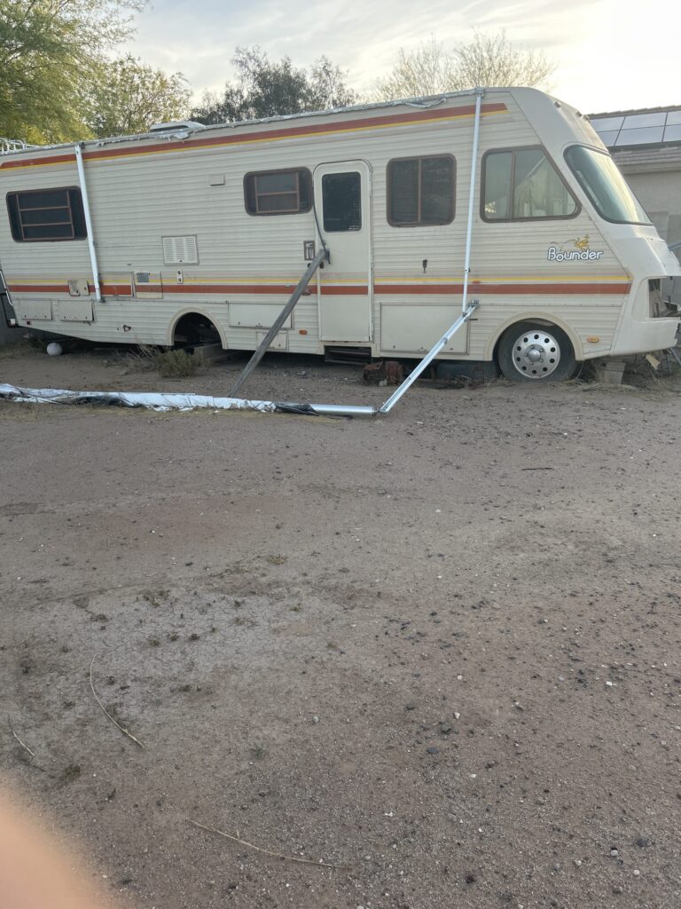 Old RV Removal near Pheonix Arizona